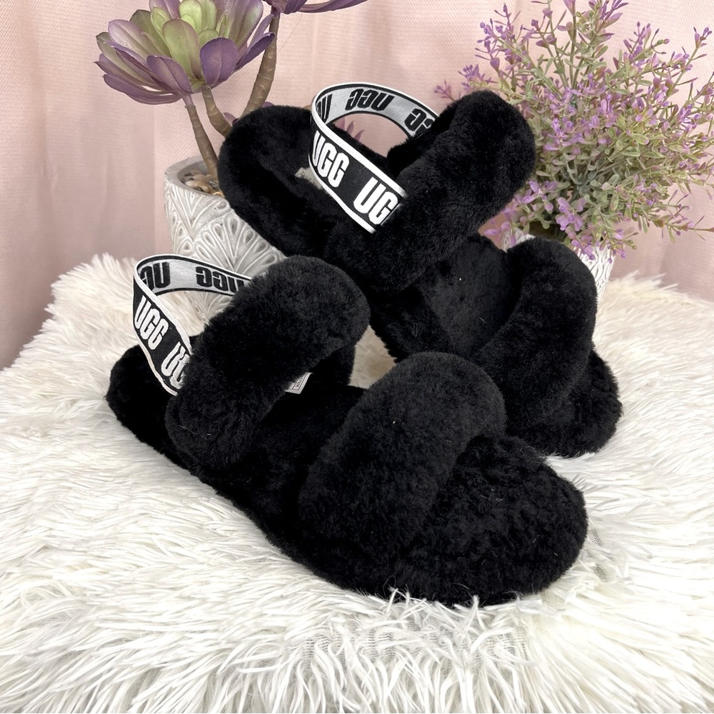 Ugg Womens Furry Sandals